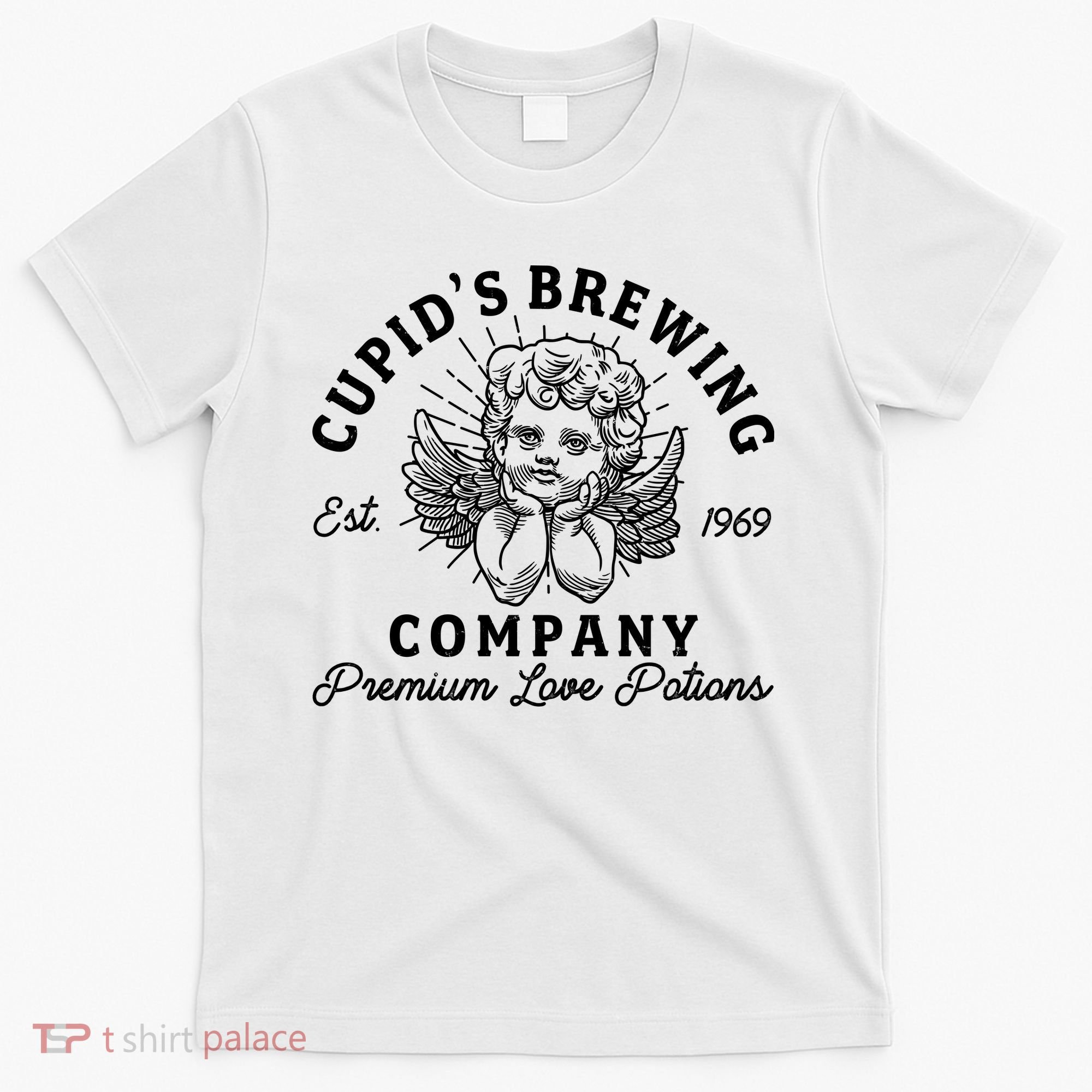 Vintage Cupid's Brewing Company Est 1969 Premium Love Potions T-Shirt