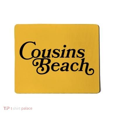 Vintage Cousins Beach Logo Mousepad