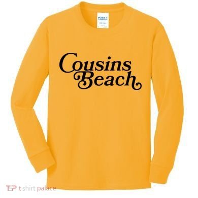 Vintage Cousins Beach Logo Kids Long Sleeve Shirt