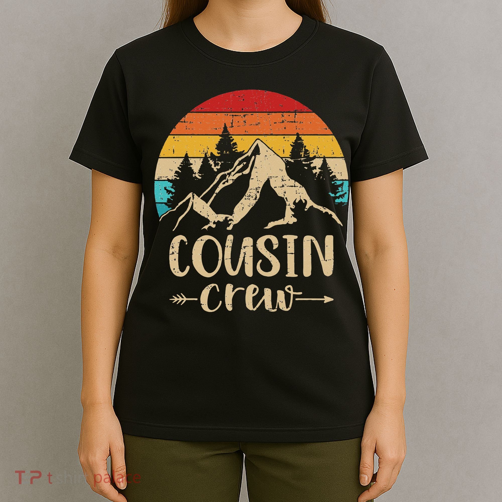 Vintage cousin crew summer camp mountains T-Shirt