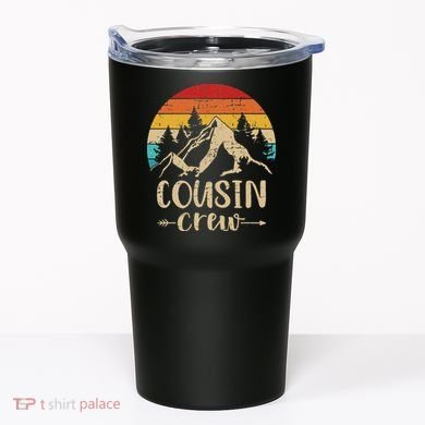 Vintage cousin crew summer camp mountains Tumbler