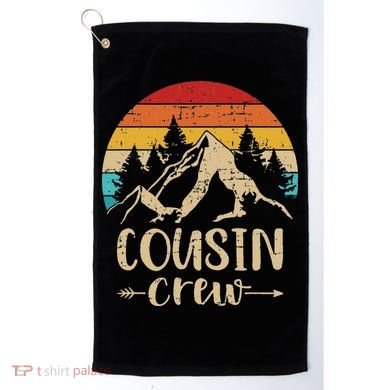 Vintage cousin crew summer camp mountains Golf Towel