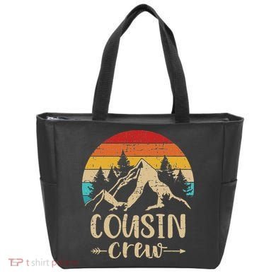 Vintage cousin crew summer camp mountains Tote Bag