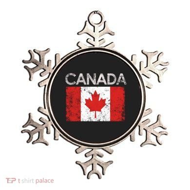 Vintage Canada Canadian Flag Pride Gift Meaningful Gift Ornament