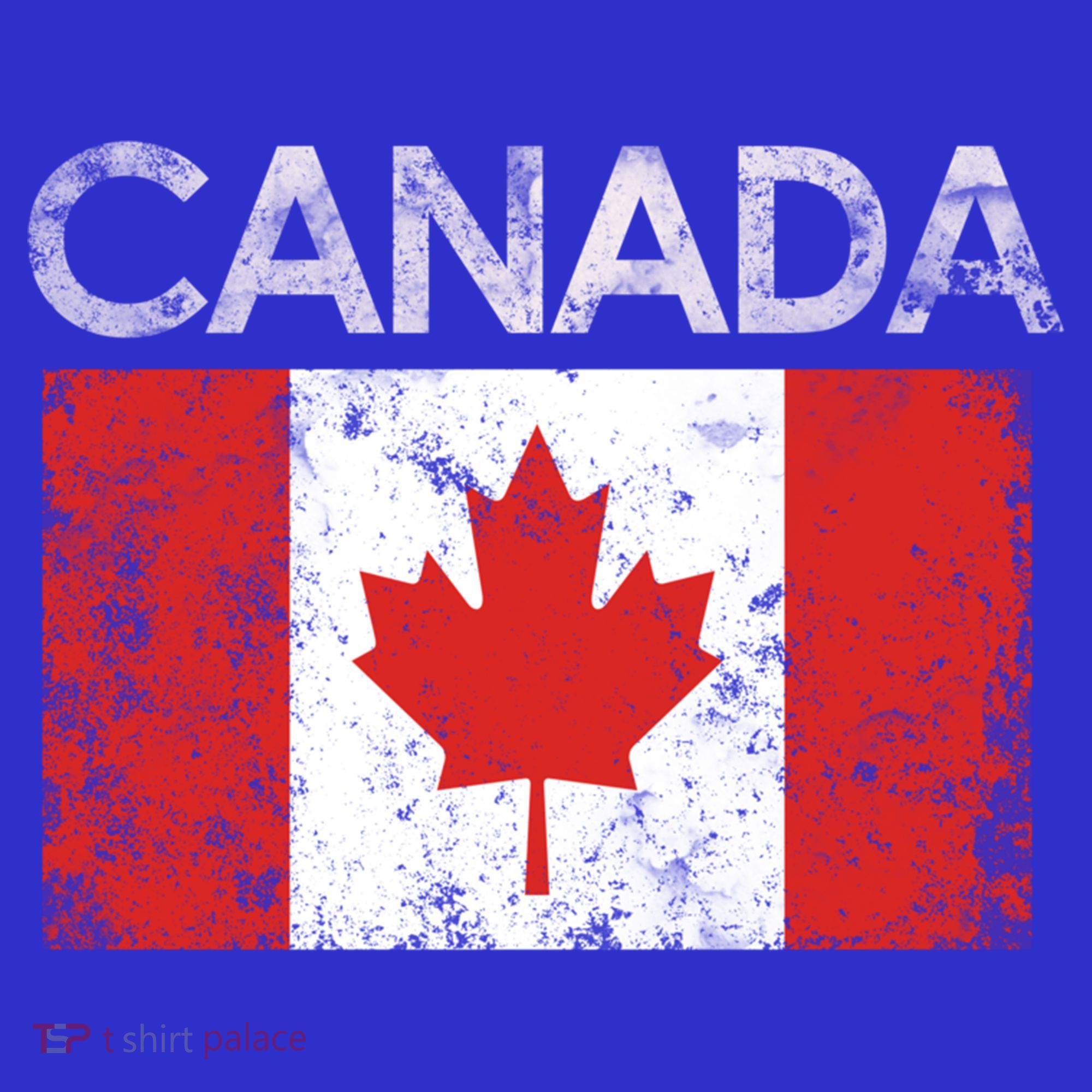 Vintage Canada Canadian Flag Pride Gift Meaningful Gift T-Shirt