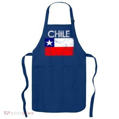 Vintage Chile Chilean Flag Pride Gift Great Gift Apron