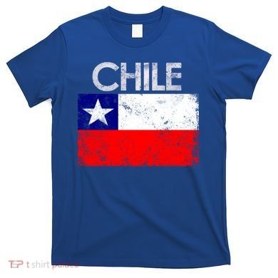 Vintage Chile Chilean Flag Pride Gift Great Gift T-Shirt