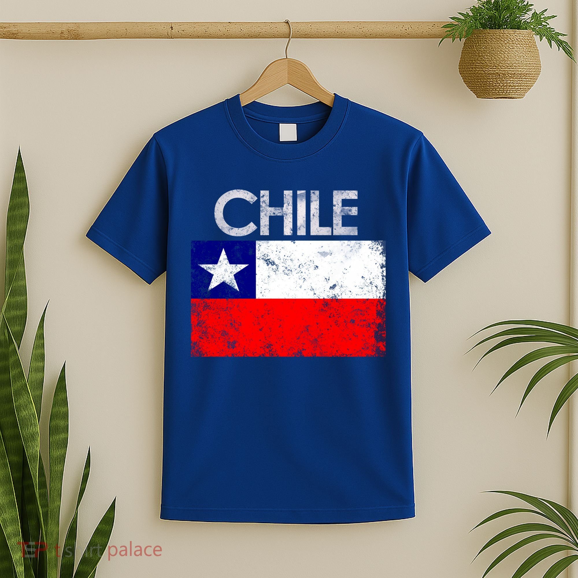 Vintage Chile Chilean Flag Pride Gift Great Gift T-Shirt