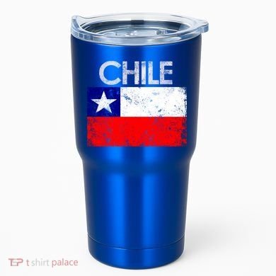 Vintage Chile Chilean Flag Pride Gift Great Gift Tumbler