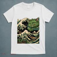 Vintage Catzilla Cat Terror Reigns T-Shirt thumb 5