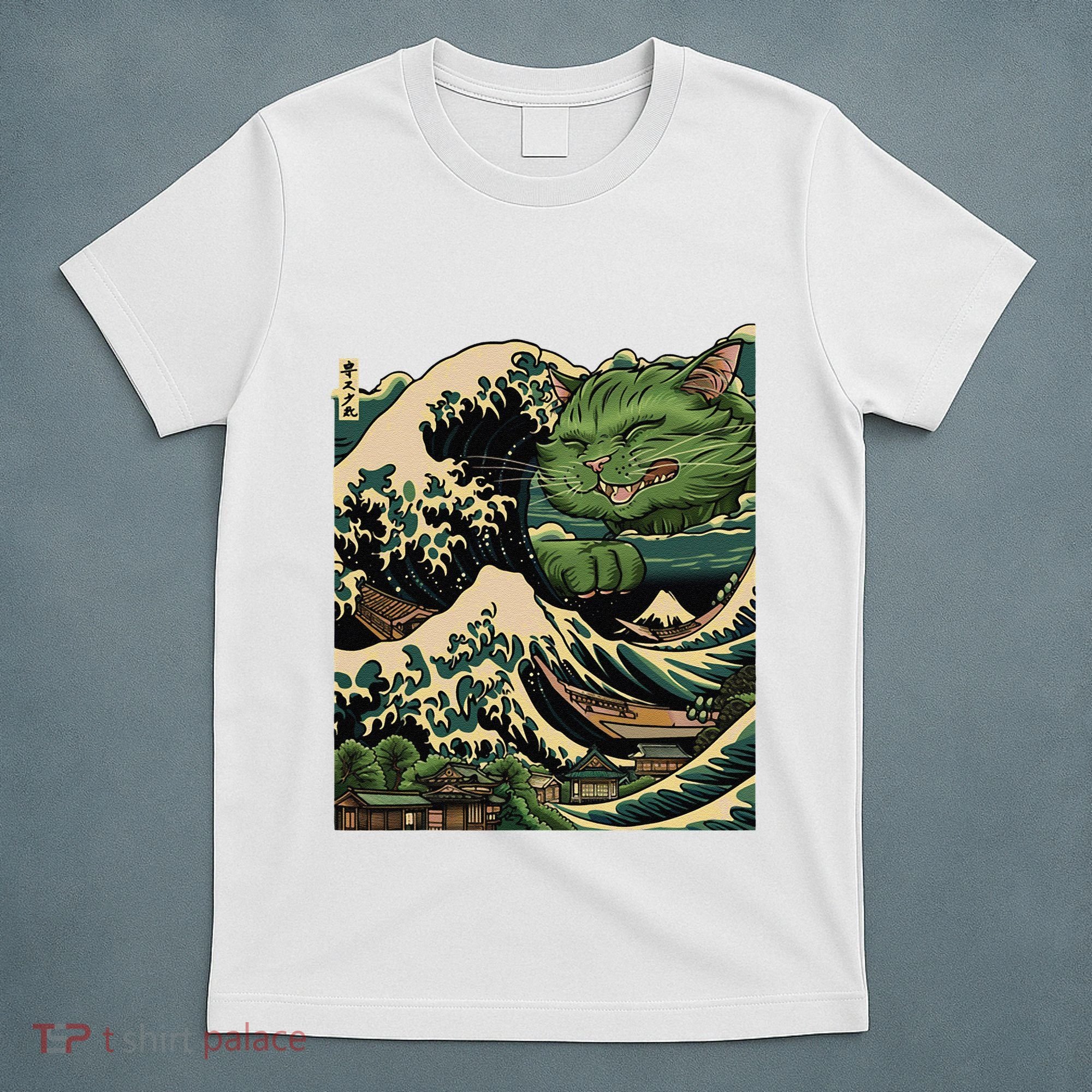 Vintage Catzilla Cat Terror Reigns T-Shirt