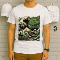 Vintage Catzilla Cat Terror Reigns T-Shirt thumb 6