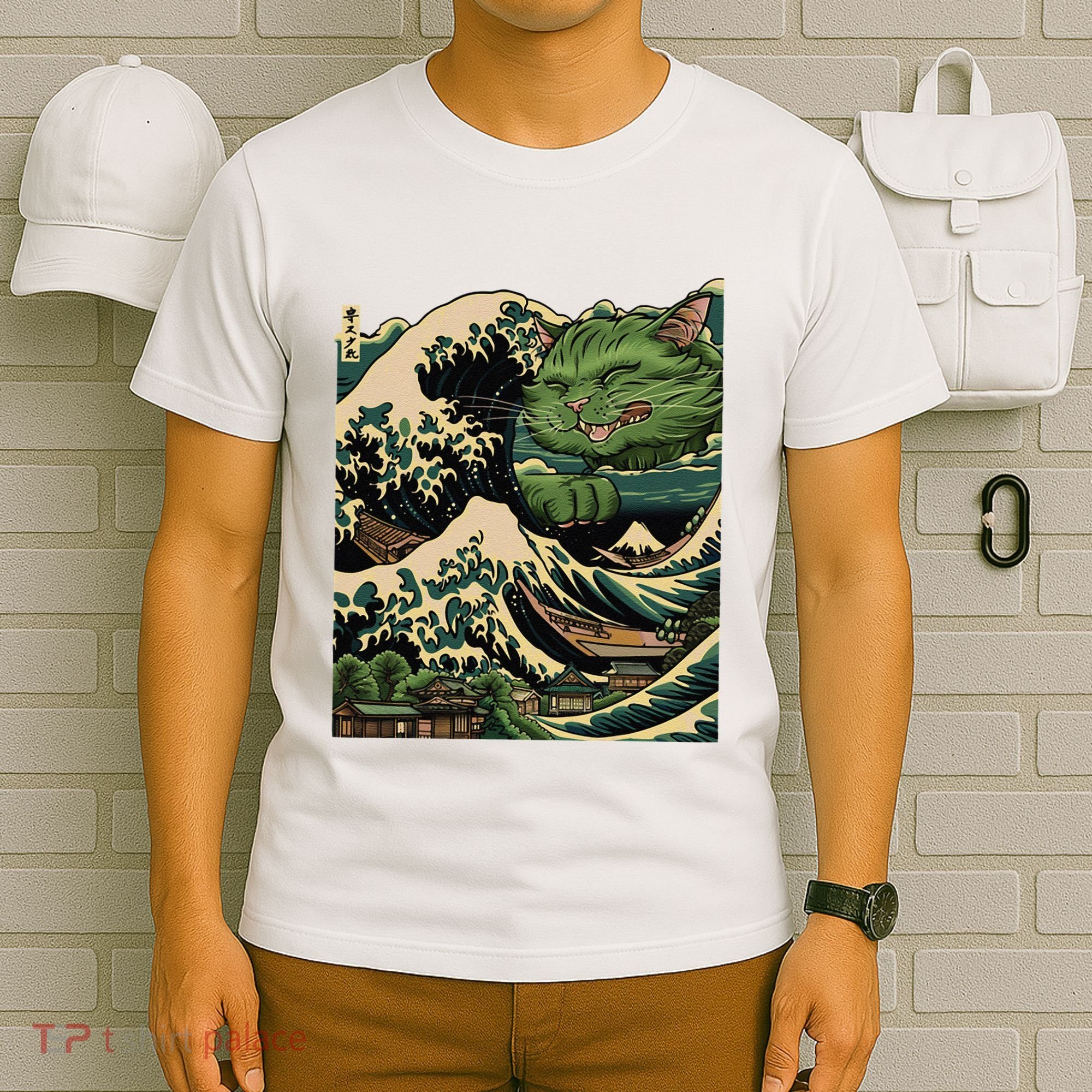 Vintage Catzilla Cat Terror Reigns T-Shirt