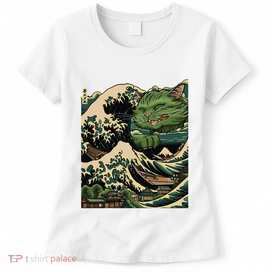 Vintage Catzilla Cat Terror Reigns Women's T-Shirt