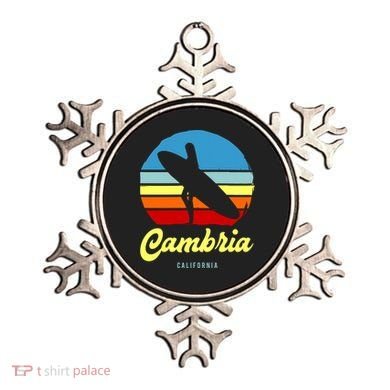 Vintage Cambria California Surf Cute Gift Ornament