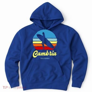 Vintage Cambria California Surf Cute Gift Hoodie