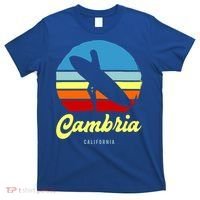 Vintage Cambria California Surf Cute Gift T-Shirt thumb 0