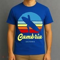 Vintage Cambria California Surf Cute Gift T-Shirt thumb 3