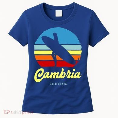 Vintage Cambria California Surf Cute Gift Women's T-Shirt