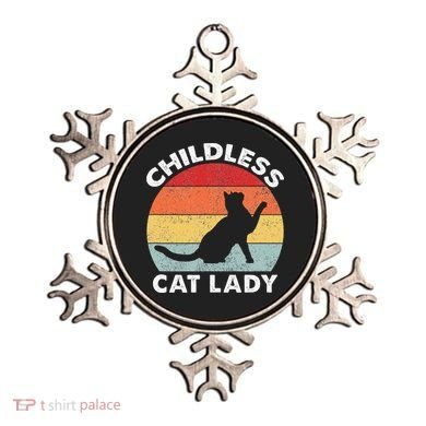 Vintage Childless Cat Lady Gift Ornament