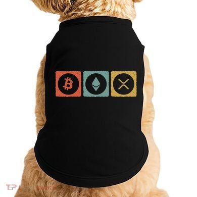 Vintage Crypto Cryptocurrency Crypto Ethereum Xrp Bitcoin Doggie Tank