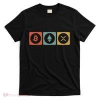 Vintage Crypto Cryptocurrency Crypto Ethereum Xrp Bitcoin T-Shirt thumb 0