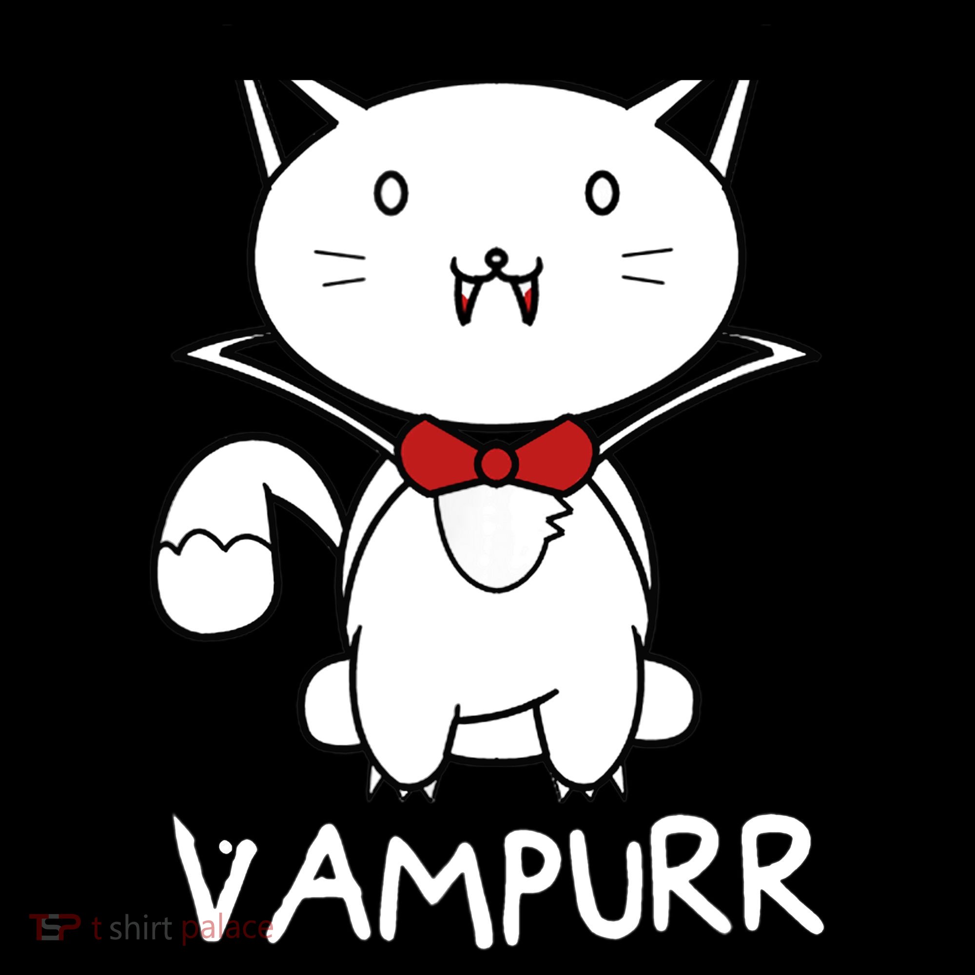 Vampurr Cute Cartoon Vampire Cat Coffee Mug