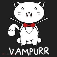 Vampurr Cute Cartoon Vampire Cat Tumbler thumb 3