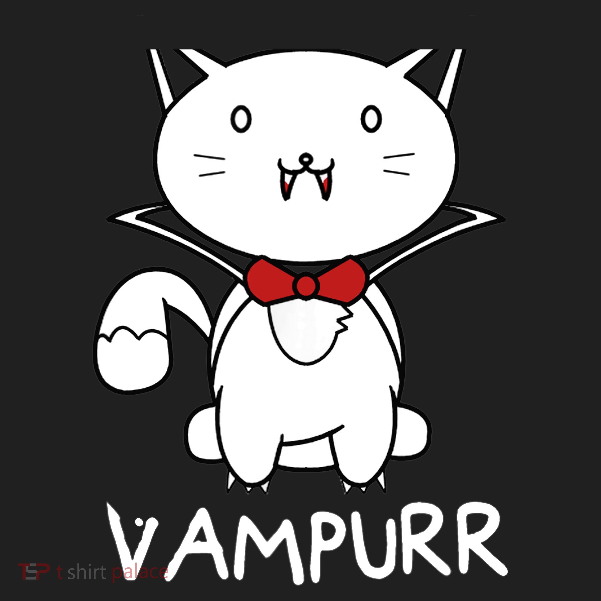 Vampurr Cute Cartoon Vampire Cat Tumbler