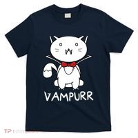 Vampurr Cute Cartoon Vampire Cat T-Shirt thumb 0