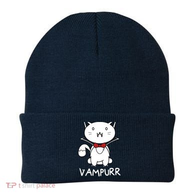 Vampurr Cute Cartoon Vampire Cat Beanie
