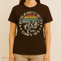 Vintage Cousin Crew Making Memories Together Summer 2026 T-Shirt thumb 4
