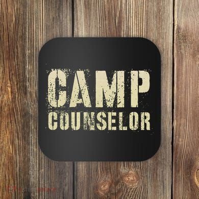 Vintage CAMP COUNSELOR Summer Teacher Instructor Coach Coaster