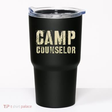 Vintage CAMP COUNSELOR Summer Teacher Instructor Coach Tumbler