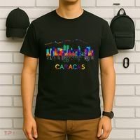 Venezuela Caracas City Arepas Pan Venezuelan Flag Avila T-Shirt thumb 6