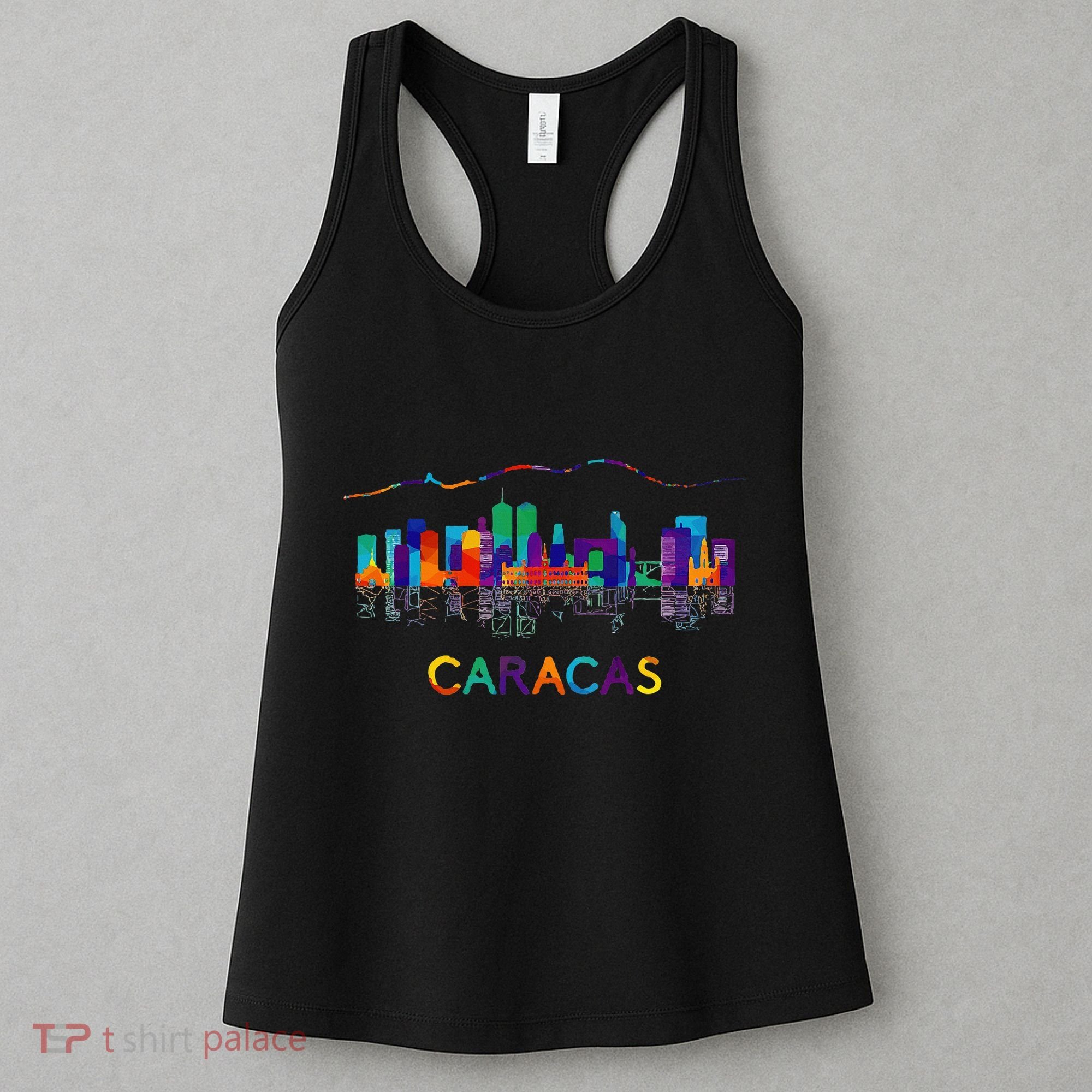 Venezuela Caracas City Arepas Pan Venezuelan Flag Avila Women's Tank Top