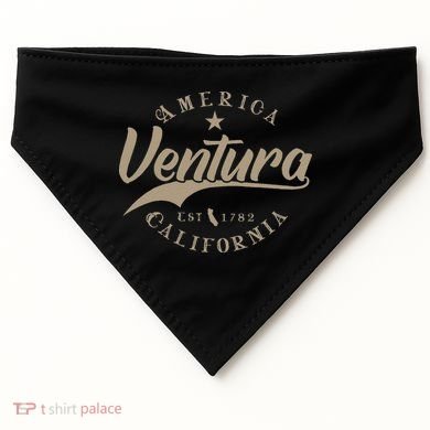 Ventura Ca California USA-Made Doggie Bandana