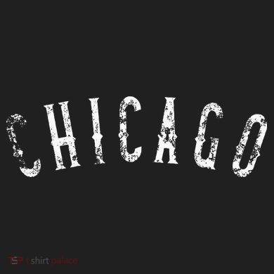 Vintage Chicago Distressed Urban Oversized Heavyweight T-Shirt