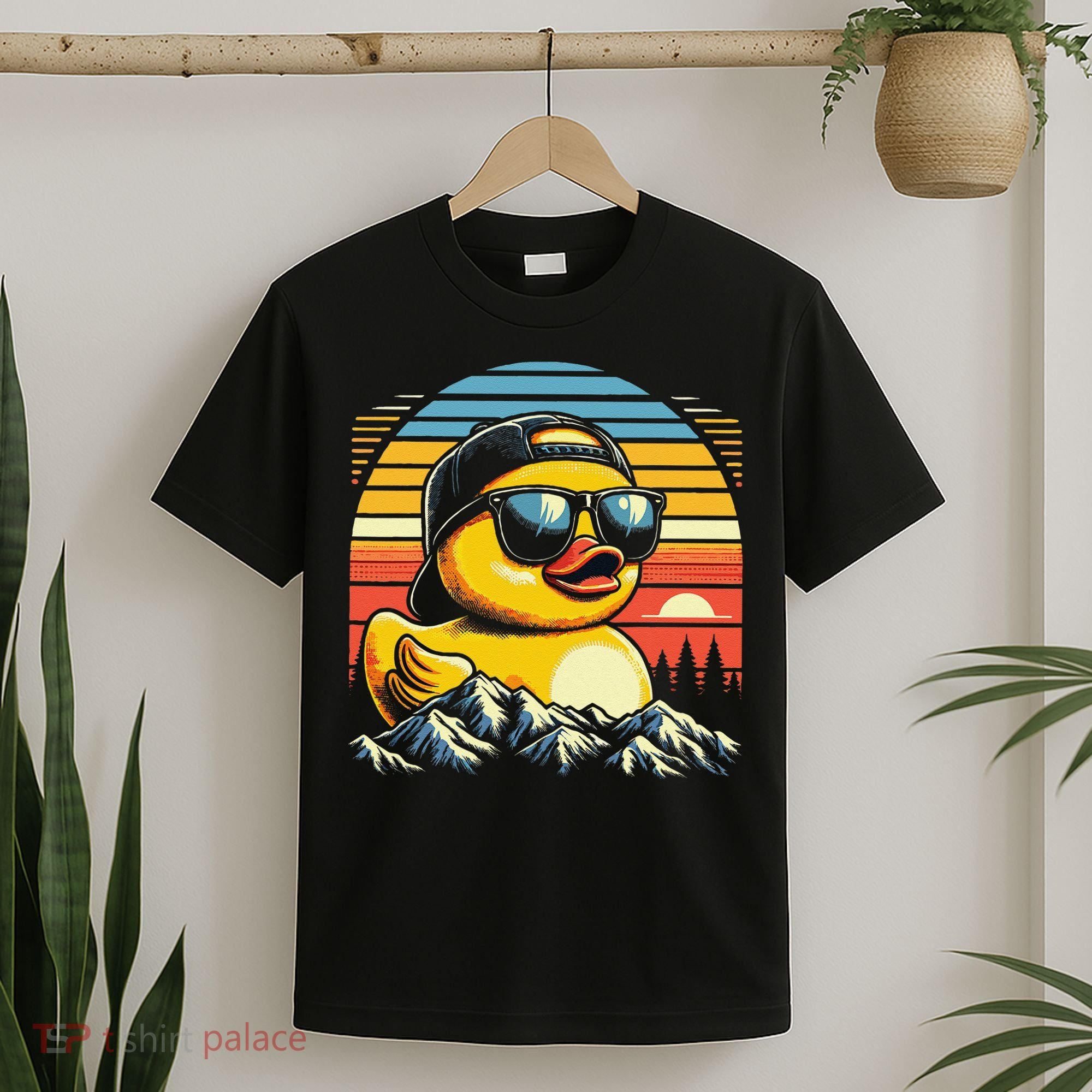 Vintage Cool Duck With Sunglasses  Funny Ducks T-Shirt
