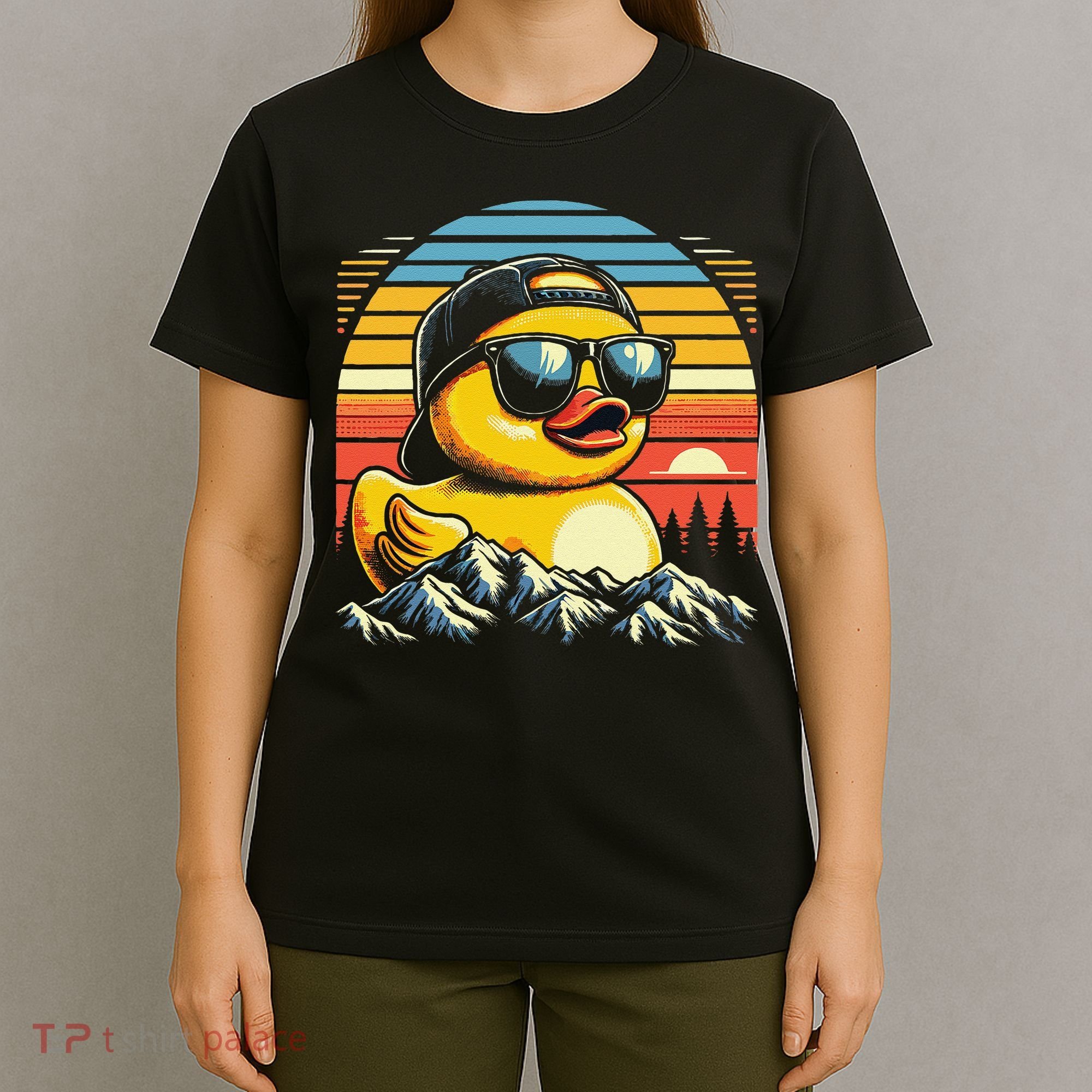 Vintage Cool Duck With Sunglasses  Funny Ducks T-Shirt