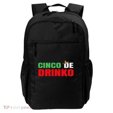 Vintage Cinco De Drinko Funny Cinco De Mayo Drinking Backpack