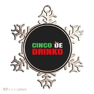 Vintage Cinco De Drinko Funny Cinco De Mayo Drinking Ornament