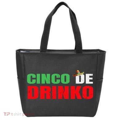 Vintage Cinco De Drinko Funny Cinco De Mayo Drinking Tote Bag