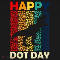 Vintage Cute Dot Trex Happy Dot Day Gift T-Shirt thumb 7