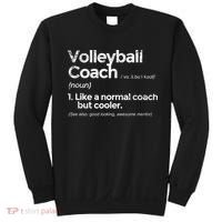 Volleyball Coach Definition Funny Gift Sweatshirt thumb 0