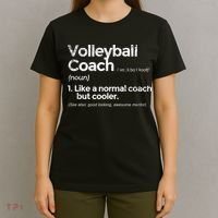 Volleyball Coach Definition Funny Gift T-Shirt thumb 4