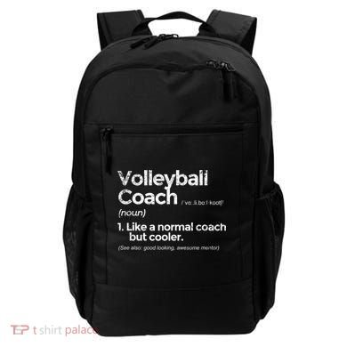 Volleyball Coach Definition Funny Gift Backpack