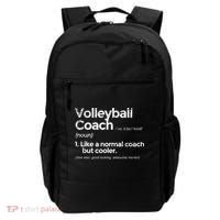Volleyball Coach Definition Funny Gift Backpack thumb 0