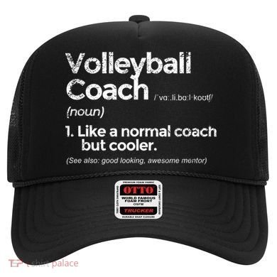 Volleyball Coach Definition Funny Gift Hat