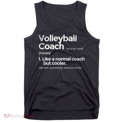 Volleyball Coach Definition Funny Gift Tank Top